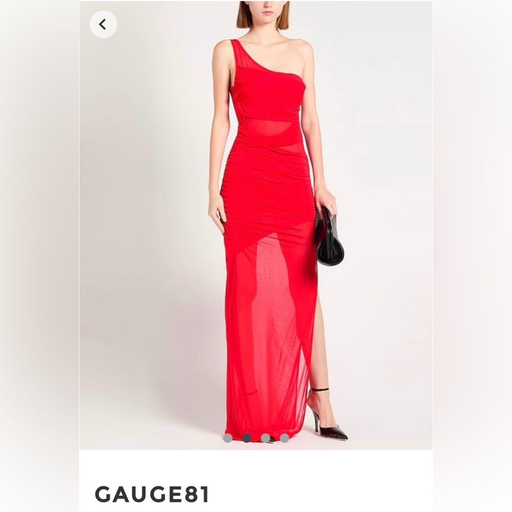 Gauge81 Vibrant Red Maxi Dress